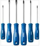 набор: отвертки сибин 25086 с закаленным стержнем, маслобензостойкая рукоятка, в блистере, 6 предмет, купить metabo, купить husqvarna, купить bosch, купить makita, купить hitachi, купить hikoki, купить oregon, купить stihl