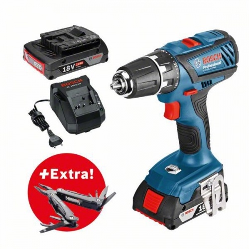 аккумуляторная дрель-шуруповерт bosch gsr 18-2-li plus+мультитул, купить metabo, купить husqvarna, купить bosch, купить makita, купить hitachi, купить hikoki, купить oregon, купить stihl
