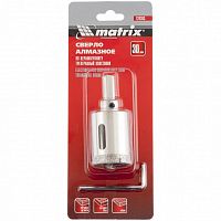 сверло алмазное по керамограниту, 30 х 67 мм, 3-гранный хвостовик// matrix, купить metabo, купить husqvarna, купить bosch, купить makita, купить hitachi, купить hikoki, купить oregon, купить stihl