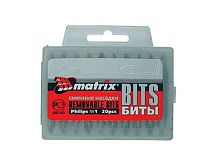 набор бит matrix sl7.0*50мм, сталь 45х, 10шт. в пласт бок, купить metabo, купить husqvarna, купить bosch, купить makita, купить hitachi, купить hikoki, купить oregon, купить stihl