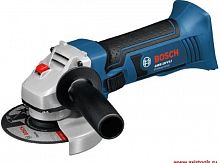 аккумуляторная угловая шлифмашина bosch gws 18 v-li, без акк и зу, картон, купить metabo, купить husqvarna, купить bosch, купить makita, купить hitachi, купить hikoki, купить oregon, купить stihl