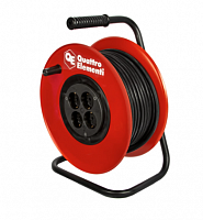 удлинитель силовой quattro elementi ухз16-004 50 метров, провод кг  3х2,5 мм2, 4 розетки, мет. кат. , купить metabo, купить husqvarna, купить bosch, купить makita, купить hitachi, купить hikoki, купить oregon, купить stihl