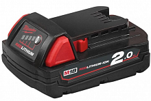 аккумулятор milwaukee m18 b2 (2ah li-ion), купить metabo, купить husqvarna, купить bosch, купить makita, купить hitachi, купить hikoki, купить oregon, купить stihl