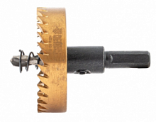 коронка по металлу hss, 53 мм, нитридтитановое покрытие //denzel, купить metabo, купить husqvarna, купить bosch, купить makita, купить hitachi, купить hikoki, купить oregon, купить stihl