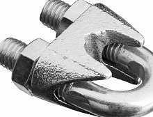 зажим троса din 741, 8мм, 60 шт, оцинкованный, зубр профессионал, купить metabo, купить husqvarna, купить bosch, купить makita, купить hitachi, купить hikoki, купить oregon, купить stihl