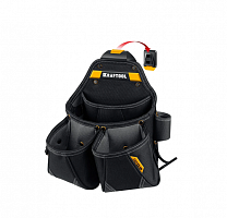 kraftool  kp-15 с быстросъёмным креплением fastclip, 15 карманов и петель, 350 х 320 мм, поясная сум, купить metabo, купить husqvarna, купить bosch, купить makita, купить hitachi, купить hikoki, купить oregon, купить stihl