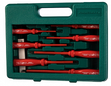 d02ap08s набор отверток стержневых диэлектрических, 8 предметов, купить metabo, купить husqvarna, купить bosch, купить makita, купить hitachi, купить hikoki, купить oregon, купить stihl