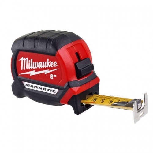 рулетка магнитная milwaukee gen iii 8м / ширина 27мм, купить metabo, купить husqvarna, купить bosch, купить makita, купить hitachi, купить hikoki, купить oregon, купить stihl