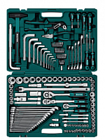 kraftool  extrem-142, 142 предм., (1/2"+3/8"+1/4"), универсальный набор инструмента (27889-h142), купить metabo, купить husqvarna, купить bosch, купить makita, купить hitachi, купить hikoki, купить oregon, купить stihl
