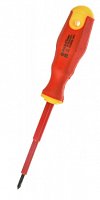 отвертка диэлектрическая до 1000 в, ph0х75 мм, 2к рукоятка// сибртех, купить metabo, купить husqvarna, купить bosch, купить makita, купить hitachi, купить hikoki, купить oregon, купить stihl