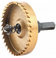 коронка по металлу hss, 63 мм, нитридтитановое покрытие //denzel, купить metabo, купить husqvarna, купить bosch, купить makita, купить hitachi, купить hikoki, купить oregon, купить stihl