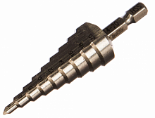 сверло ступенчатое hss с прямым желобком, 4-20x75, 1/4", купить metabo, купить husqvarna, купить bosch, купить makita, купить hitachi, купить hikoki, купить oregon, купить stihl