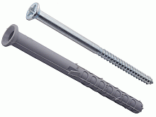 дюбель с шурупом потай 6*60 (шт), купить metabo, купить husqvarna, купить bosch, купить makita, купить hitachi, купить hikoki, купить oregon, купить stihl