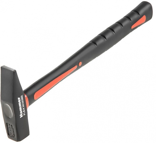 молоток слесарный hammer flex 601-014  300г ручка фибергласс, купить metabo, купить husqvarna, купить bosch, купить makita, купить hitachi, купить hikoki, купить oregon, купить stihl