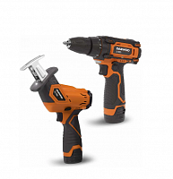 набор аккумуляторный: сабельная пила + шуруповёрт dga 1220li set daewoo, купить metabo, купить husqvarna, купить bosch, купить makita, купить hitachi, купить hikoki, купить oregon, купить stihl