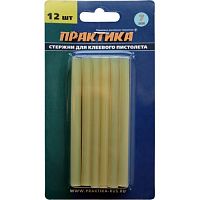 клей для клеевого пистолета желтый, прозрачный,  7 х 100 мм, 12шт, купить metabo, купить husqvarna, купить bosch, купить makita, купить hitachi, купить hikoki, купить oregon, купить stihl