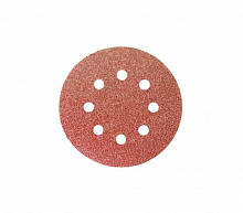круг абразивный на ворсовой подложке под "липучку", перфорированный, p 40, 125 мм, 5 шт.// сибртех, купить metabo, купить husqvarna, купить bosch, купить makita, купить hitachi, купить hikoki, купить oregon, купить stihl
