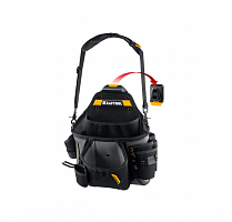 kraftool  kpb-20 с быстросъёмным креплением fastclip, плечевой ремень, 20 карманов и петель, 320 х 3, купить metabo, купить husqvarna, купить bosch, купить makita, купить hitachi, купить hikoki, купить oregon, купить stihl