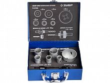 зубр 6шт, набор коронок биметаллических(22,25,35,40,51,67), купить metabo, купить husqvarna, купить bosch, купить makita, купить hitachi, купить hikoki, купить oregon, купить stihl