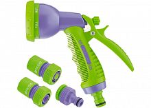 набор для подключения шланга 3/4" (пистолет 8-и режимн, адаптер, 2 соединителя)// palisad, купить metabo, купить husqvarna, купить bosch, купить makita, купить hitachi, купить hikoki, купить oregon, купить stihl