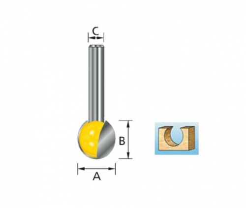 шаровид.фреза 9,5х9,5х8х32х2т, купить metabo, купить husqvarna, купить bosch, купить makita, купить hitachi, купить hikoki, купить oregon, купить stihl