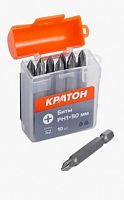 бит кратон рн1 х 50 мм, сталь s2, 10шт, купить metabo, купить husqvarna, купить bosch, купить makita, купить hitachi, купить hikoki, купить oregon, купить stihl