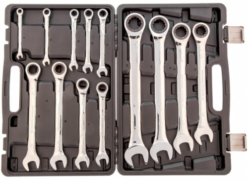 Набор ключей комбинированных, трещоточных 13 шт.// Matrix — купить в интернет-магазине amurinstrument.ru с доставкой по Благовещенску | Каталог с характеристиками и ценами набор ключей комбинированных, трещоточных 13 шт.// matrix, купить metabo, купить husqvarna, купить bosch, купить makita, купить hitachi, купить hikoki, купить oregon, купить stihl