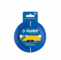 зубр  круг, 2.4 мм, 15 м, леска для триммера, профессионал (71010-2.4), купить metabo, купить husqvarna, купить bosch, купить makita, купить hitachi, купить hikoki, купить oregon, купить stihl