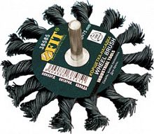 корщетка-колесо 75 мм витая (fit it), купить metabo, купить husqvarna, купить bosch, купить makita, купить hitachi, купить hikoki, купить oregon, купить stihl