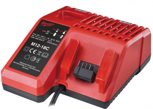 Зарядное устройство MILWAUKEE M12-18 С — купить в интернет-магазине amurinstrument.ru с доставкой по Благовещенску | Каталог с характеристиками и ценами зарядное устройство milwaukee m12-18 с, купить metabo, купить husqvarna, купить bosch, купить makita, купить hitachi, купить hikoki, купить oregon, купить stihl