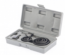 набор кольцевых пил по дереву, 19-64 мм, 11 предм. // matrix, купить metabo, купить husqvarna, купить bosch, купить makita, купить hitachi, купить hikoki, купить oregon, купить stihl