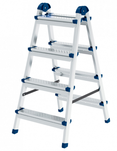 стремянка двухсторонняя 4 ступени, сталь профиль, стальные ступени, россия сибртех, купить metabo, купить husqvarna, купить bosch, купить makita, купить hitachi, купить hikoki, купить oregon, купить stihl