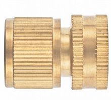 соединитель латунный быстросъемный для шланга 1/2", аквастоп// palisad, купить metabo, купить husqvarna, купить bosch, купить makita, купить hitachi, купить hikoki, купить oregon, купить stihl
