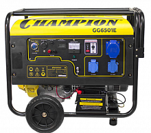 генератор  champion gg6501e (5/5,5квт,ohv420 16лс 25л 85кг 2,5л/ч 12v), , купить metabo, купить husqvarna, купить bosch, купить makita, купить hitachi, купить hikoki, купить oregon, купить stihl