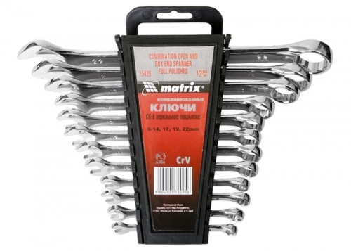 Набор ключей комбинированных 6-22мм MATRIX 12 пр — купить в интернет-магазине amurinstrument.ru с доставкой по Благовещенску | Каталог с характеристиками и ценами набор ключей комбинированных 6-22мм matrix 12 пр, купить metabo, купить husqvarna, купить bosch, купить makita, купить hitachi, купить hikoki, купить oregon, купить stihl