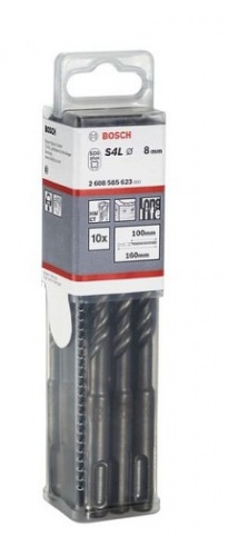Сверло BOSCH SDS+ S4L 10х100х160 10 шт. — купить в интернет-магазине amurinstrument.ru с доставкой по Благовещенску | Каталог с характеристиками и ценами сверло bosch sds+ s4l 10х100х160 10 шт., купить metabo, купить husqvarna, купить bosch, купить makita, купить hitachi, купить hikoki, купить oregon, купить stihl