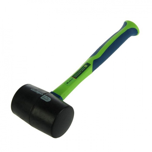 киянка резиновая, 680г., черная резина, фибергласовая рукоятка// сибртех, купить metabo, купить husqvarna, купить bosch, купить makita, купить hitachi, купить hikoki, купить oregon, купить stihl