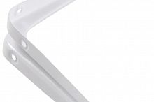 кронштейн угловой с ребром, 200х250 мм, белый// сибртех, купить metabo, купить husqvarna, купить bosch, купить makita, купить hitachi, купить hikoki, купить oregon, купить stihl