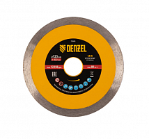 диск алмазный отрезной 125 х 22,2 мм, сплошной, супертонкий, горячий пресс, мокрое резание// denzel, купить metabo, купить husqvarna, купить bosch, купить makita, купить hitachi, купить hikoki, купить oregon, купить stihl