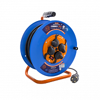 удлинитель силовой на металлич. катушке, 4 розетки, ip44, кг 3х1,5мм², 16а, 3,5квт, с/з, 50м, (шт.), купить metabo, купить husqvarna, купить bosch, купить makita, купить hitachi, купить hikoki, купить oregon, купить stihl