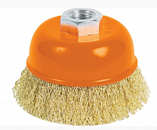 щетка чашечная для ушм (латун. проволока) кратон o125 мм m14, купить metabo, купить husqvarna, купить bosch, купить makita, купить hitachi, купить hikoki, купить oregon, купить stihl