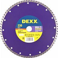 алмазный диск dexx multi universal 230 мм сегментированный по бетону, кирпичу, камню, купить metabo, купить husqvarna, купить bosch, купить makita, купить hitachi, купить hikoki, купить oregon, купить stihl