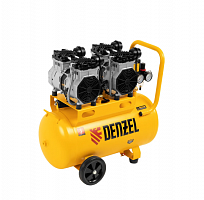компрессор безмаслянный малошумный dls 2200/50, 2200 вт, 2х1100, 50 л, 380 л/мин// denzel, купить metabo, купить husqvarna, купить bosch, купить makita, купить hitachi, купить hikoki, купить oregon, купить stihl
