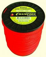 корд трим.champion  twisted square 2.4мм*450м (витой квадрат)+нож, купить metabo, купить husqvarna, купить bosch, купить makita, купить hitachi, купить hikoki, купить oregon, купить stihl