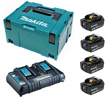 набор makita psk mkp3pg184 (bl1860bx4шт., dc18rd, кейс makpac тип 3), купить metabo, купить husqvarna, купить bosch, купить makita, купить hitachi, купить hikoki, купить oregon, купить stihl