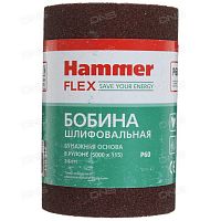 лента  шлиф. hammer flex  216-011 115х5м  p60 бум. основа, рулон, купить metabo, купить husqvarna, купить bosch, купить makita, купить hitachi, купить hikoki, купить oregon, купить stihl