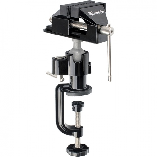 тиски настольные, многофункциональные, смен.насадка-хомут для дрели,шарнирный мех-зм, 70 мм// matrix, купить metabo, купить husqvarna, купить bosch, купить makita, купить hitachi, купить hikoki, купить oregon, купить stihl