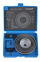 зубр  5 шт, 64-127 мм, набор коронок по дереву (29553-h7), купить metabo, купить husqvarna, купить bosch, купить makita, купить hitachi, купить hikoki, купить oregon, купить stihl