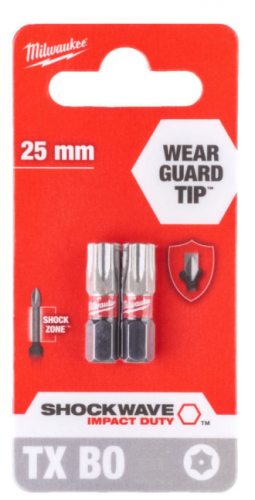 насадка milwaukee shockwave tx bo40 25мм (2шт), купить metabo, купить husqvarna, купить bosch, купить makita, купить hitachi, купить hikoki, купить oregon, купить stihl