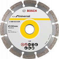 алмазный диск bosch eco universal 150-22,23, купить metabo, купить husqvarna, купить bosch, купить makita, купить hitachi, купить hikoki, купить oregon, купить stihl